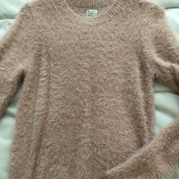 Target Pink Fuzzy Sweater 